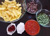 ETLİ BEZELYELİ  PATATES YEMEĞİ