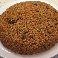 PATLICANLI BULGUR PİLAVI