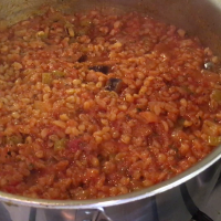 PATLICANLI BULGUR PİLAVI