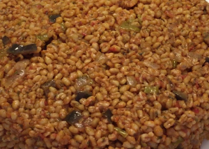 PATLICANLI BULGUR PİLAVI