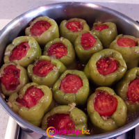ZEYTİNYAĞLI BİBER DOLMASII