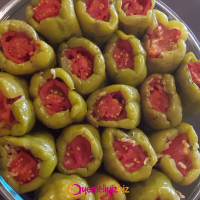 ZEYTİNYAĞLI BİBER DOLMASII
