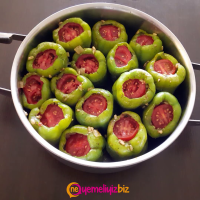 ZEYTİNYAĞLI BİBER DOLMASII